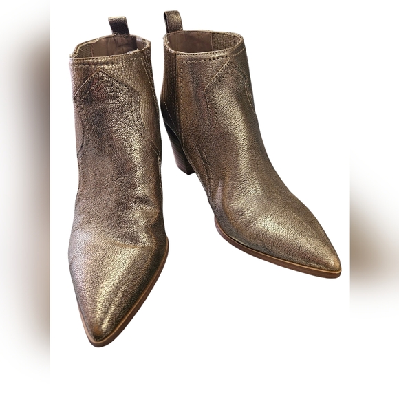 Metallic Ankle Boots NINE WEST - Picture 1 of 4